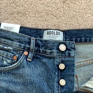 Agolde Shorts - AGOLDE Parker Vintage Cutoff Shorts- Rock Steady Agolde Shorts - AGOLDE Parker Vintage Cutoff Shorts- Rock Steady